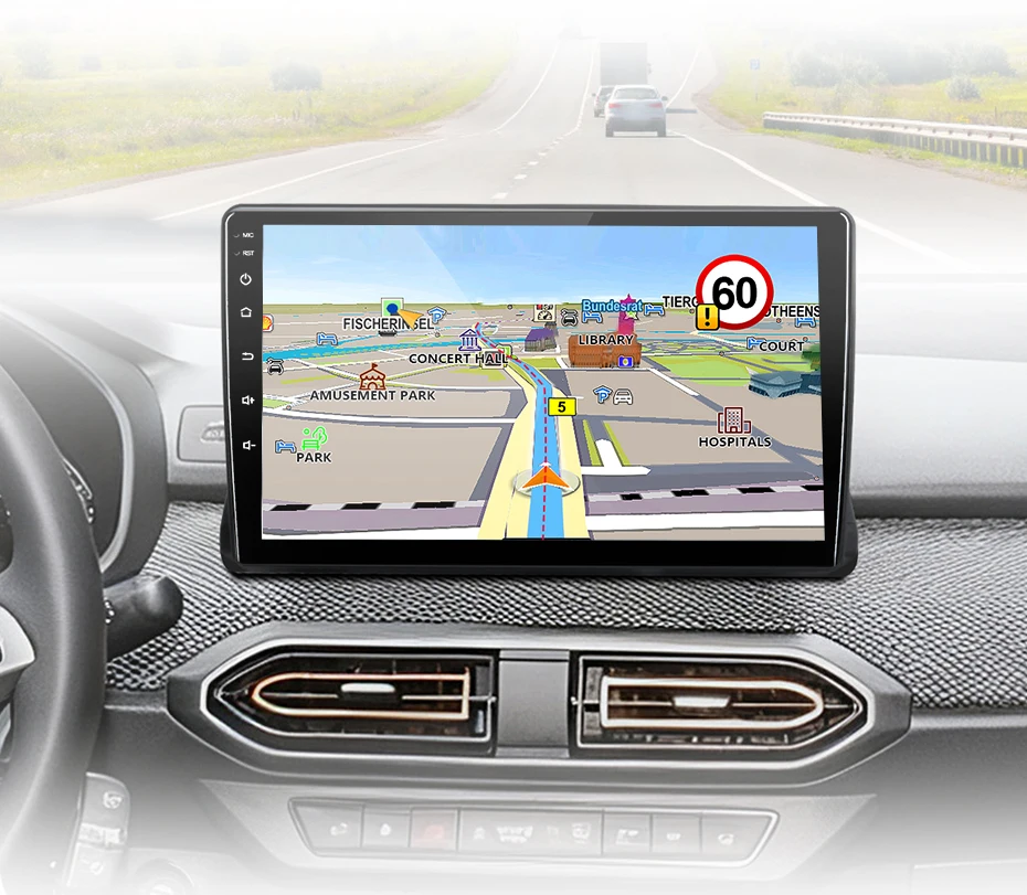Junsun Wireless CarPlay Android Auto Radio für Renault Sandero 2021-2023 Auto-Intelligentes System RDS BT DSP 2-DIN-Autoradio