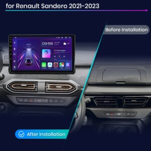 Alternative view of Android Autoradio für Renault /Dacia Sandero 2021-2023  RDS BT DSP 2-DIN Carplay