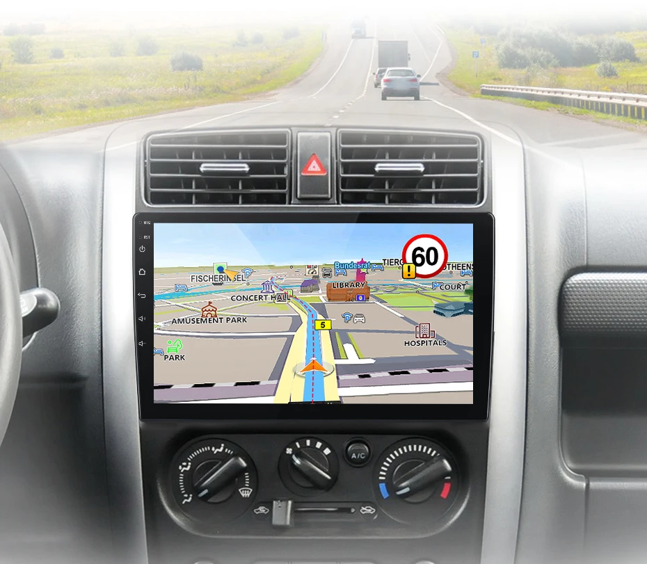 Junsun Wireless Carplay Android Auto Autoradio für Suzuki Jimny 3 2011-2016 GPS intelligente Systeme Stereo Multimedia Autoradio