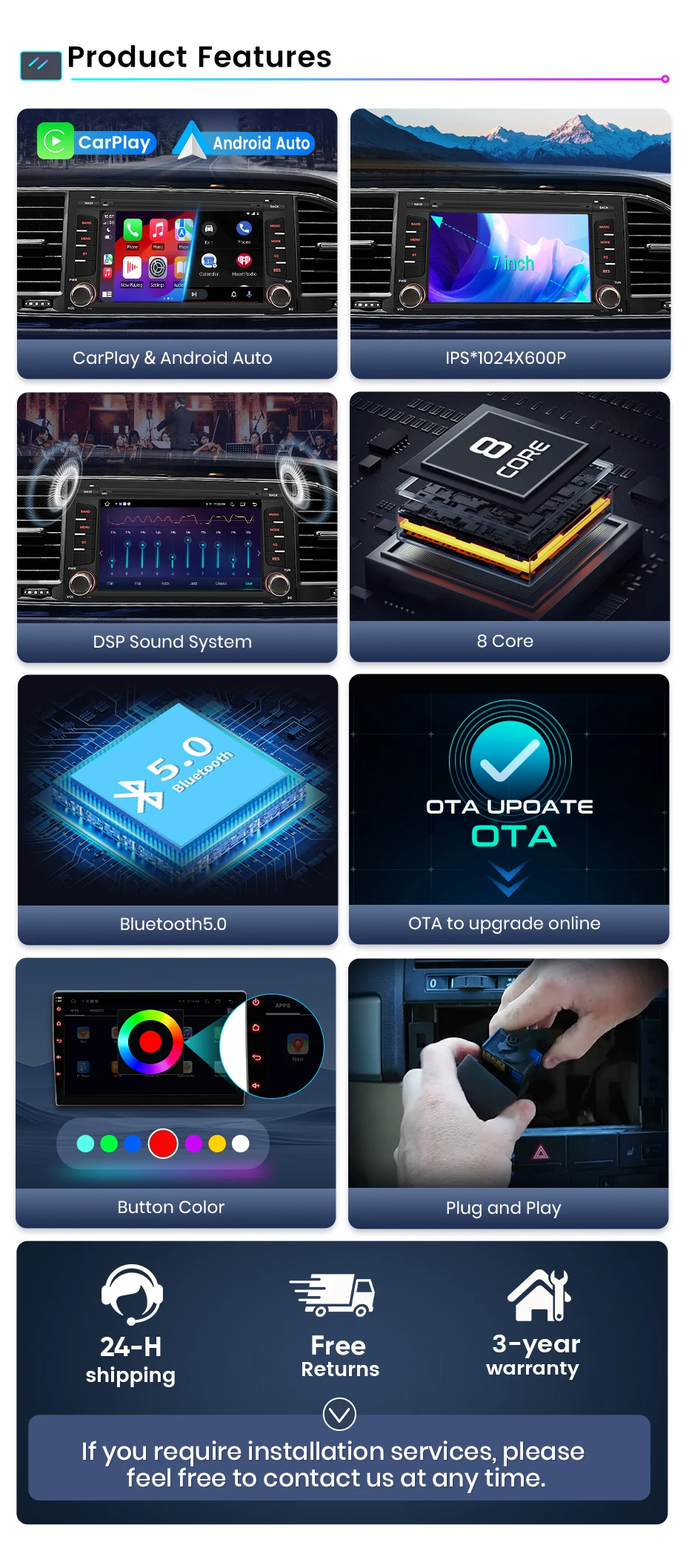 Junsun kabelloses carplay android auto für ort leon mk3 5f 2012-gps autoradio smart systeme smart autoradio