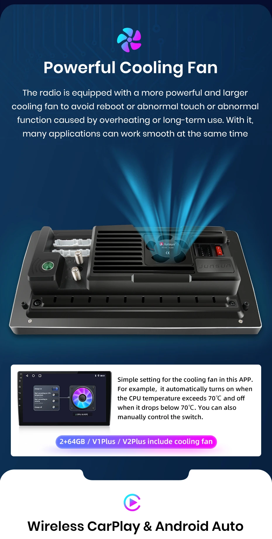 Junsun CarPlay Android Auto Autoradio für Hyundai Tucson 2006 2008-2013 GPS Intelligente Systeme Stereo Multimedia Autoradio