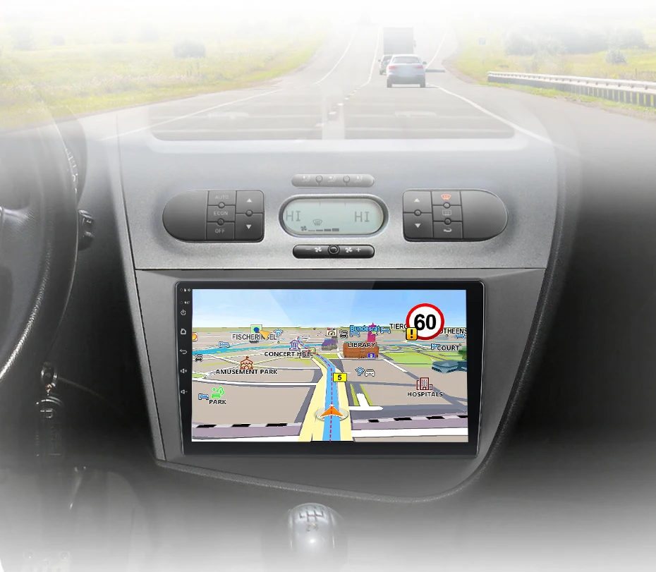 Junsun drahtloses Carplay Android Auto Autoradio für Ort Leon MK2 2007-2013 GPS intelligente Systeme Stereo Multimedia Autoradio