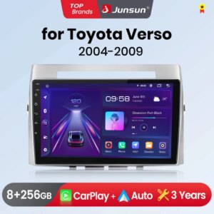 Android Autoradio für Toyota Corolla Verso 2008-2015 GPS Stereo Multimedia 2din Wireless Carplay 8Core