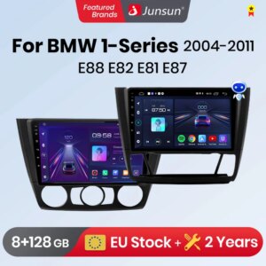 Android Autoradio für BMW 1er Serie E87 E81 E82 E88 2011-2015 GPS Multimedia Carplay 8Core Stereo