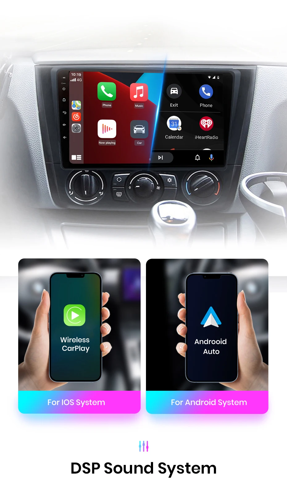 Junsun carplay android auto autoradio für bmw 1er 1er Serie e87 e81 e82 e88 2011-2015 gps intelligente systeme stereo
