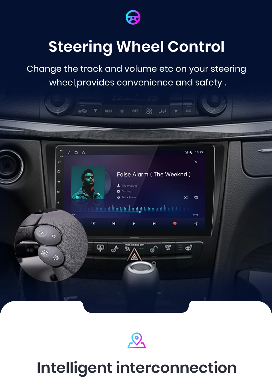 Junsun carplay android auto autoradio für mercedes benz e klasse w211 e300 2006-2018 gps intelligente systeme multimedia autoradio