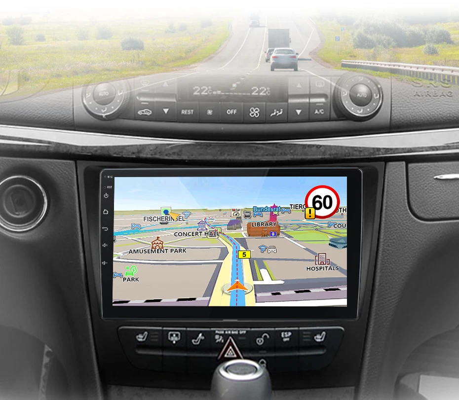 Junsun carplay android auto autoradio für mercedes benz e klasse w211 e300 2006-2018 gps intelligente systeme multimedia autoradio