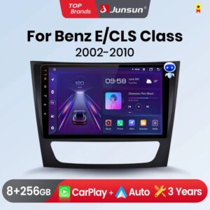 Android Autoradio für Mercedes Benz E Klasse W211 e300 2006-2018 GPS Multimedia Carplay 8Core