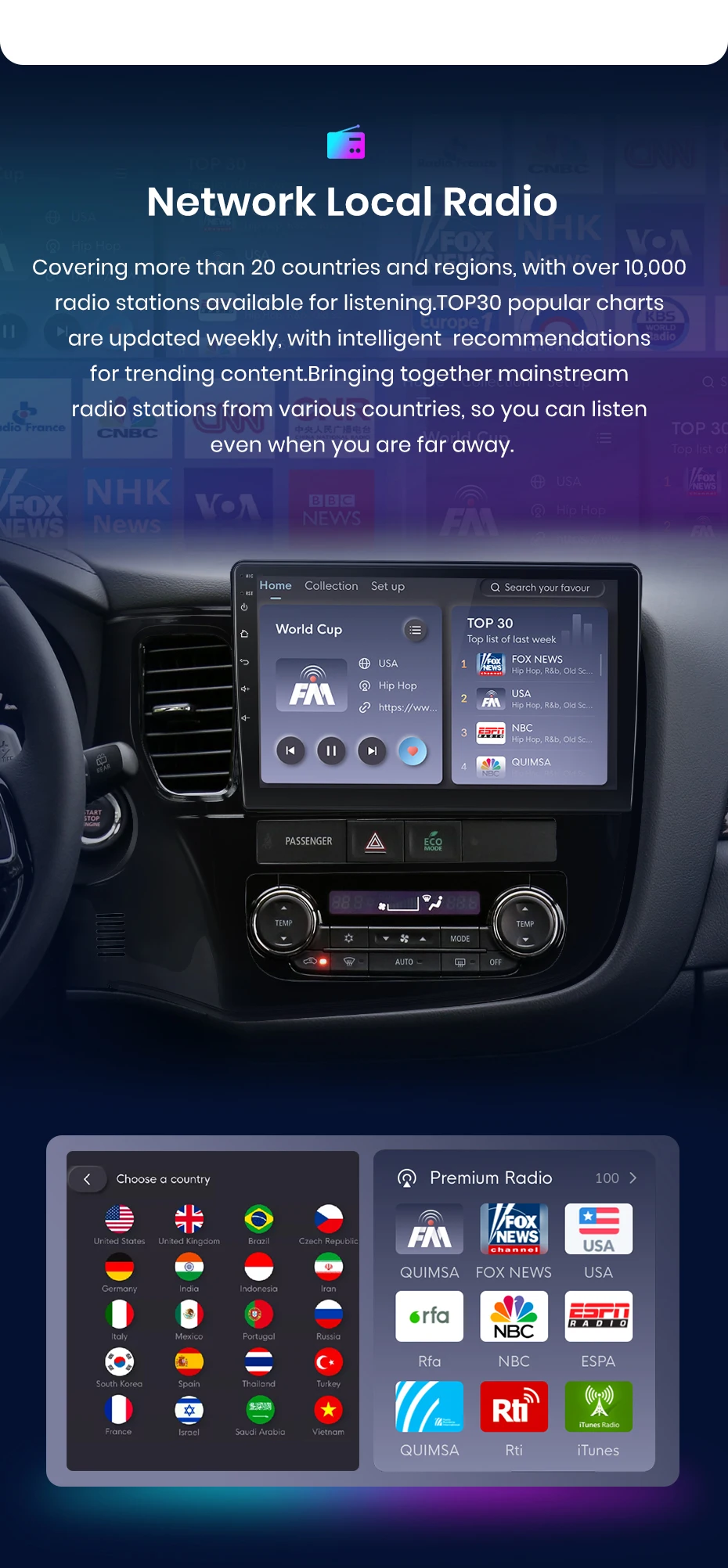Junsun CarPlay Android Auto Autoradio für Mitsubishi Outlander 3 GF0W GG0W 2012–2018 GPS Intelligente Systeme Multimedia Autoradio