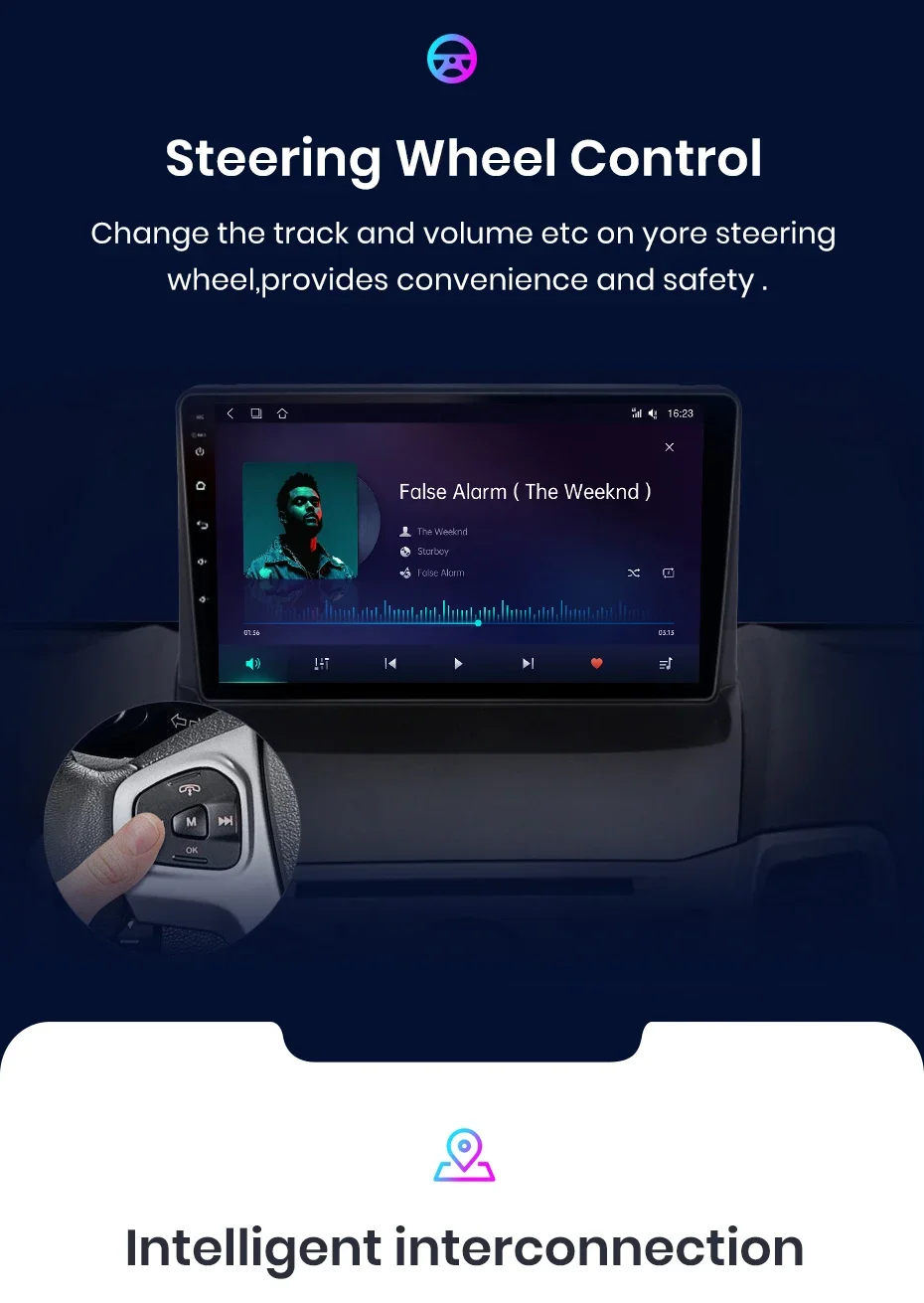 Junsun kabelloses carplay android auto radio für ford fiesta mk7 2012-2015 auto intelligente systeme rds bt dsp 2 din autoradio