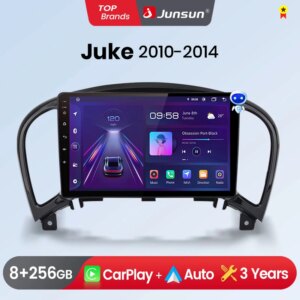 Android Autoradio für Nissan Juke  2010-2015 GPS smart Multimedia Carplay 8Core