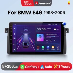 Android Autoradio für bmw M3 E46 2000 2006-gps Multimedia 8Core Carplay