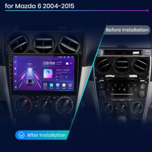 Alternative view of Android Autoradio für Mazda 6 2005 2006-2013 GPS  Multimedia 8Core Carplay