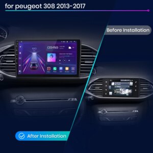 Alternative view of Wireless Carplay Android Auto Autoradio für Peugeot 308s-GPS Multimedia 2 Din 8Core