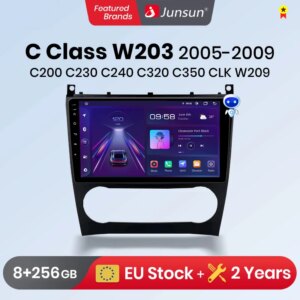 Android Autoradio für Mercedes Benz C klasse W203 2005-2009 GPS Multimedia Carplay 8Core