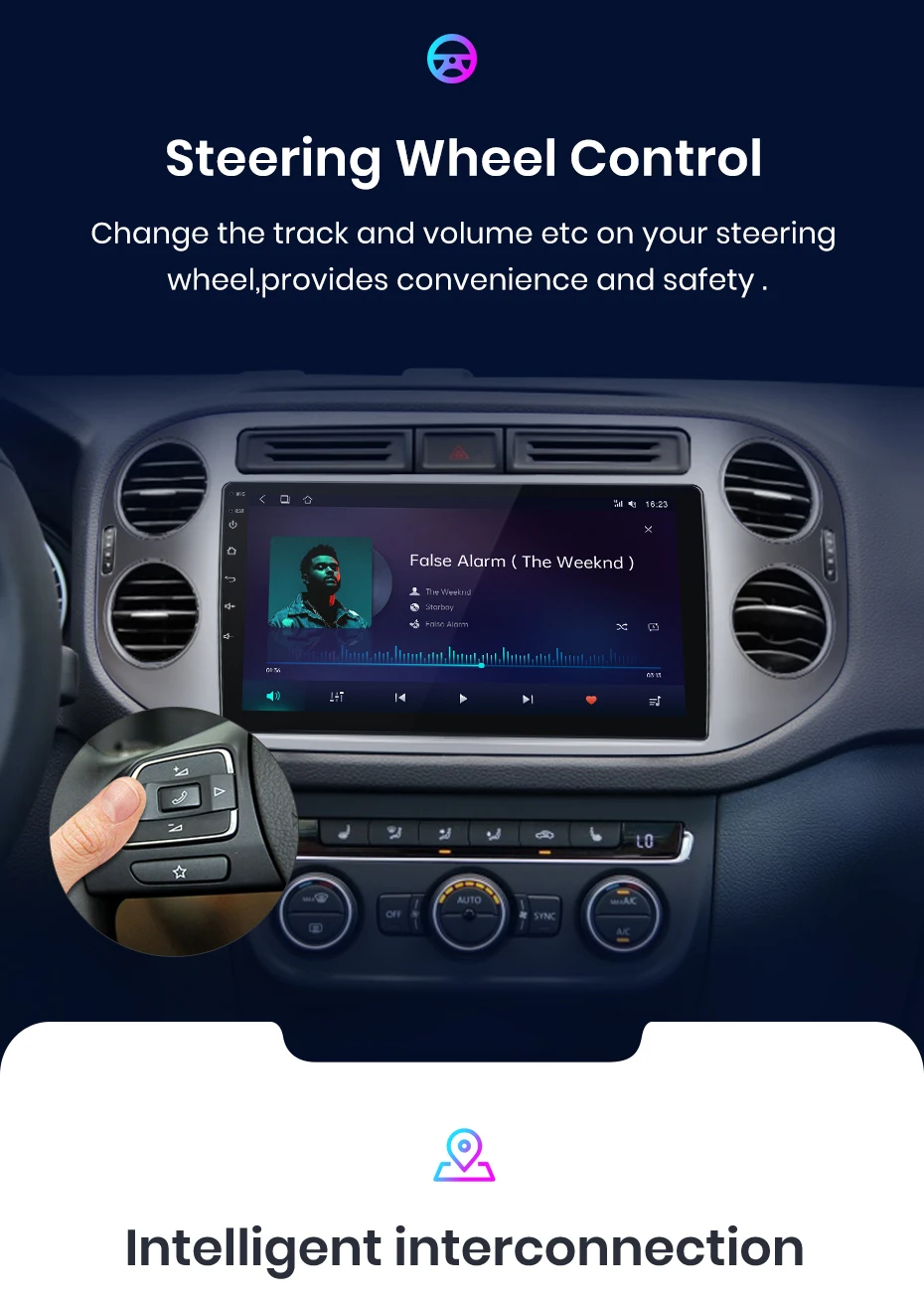 Junsun carplay android auto autoradio für vw volkvolkswagen tiguan 1 nf 2010-2015 intelligente systeme stereo multimedia autoradio 
