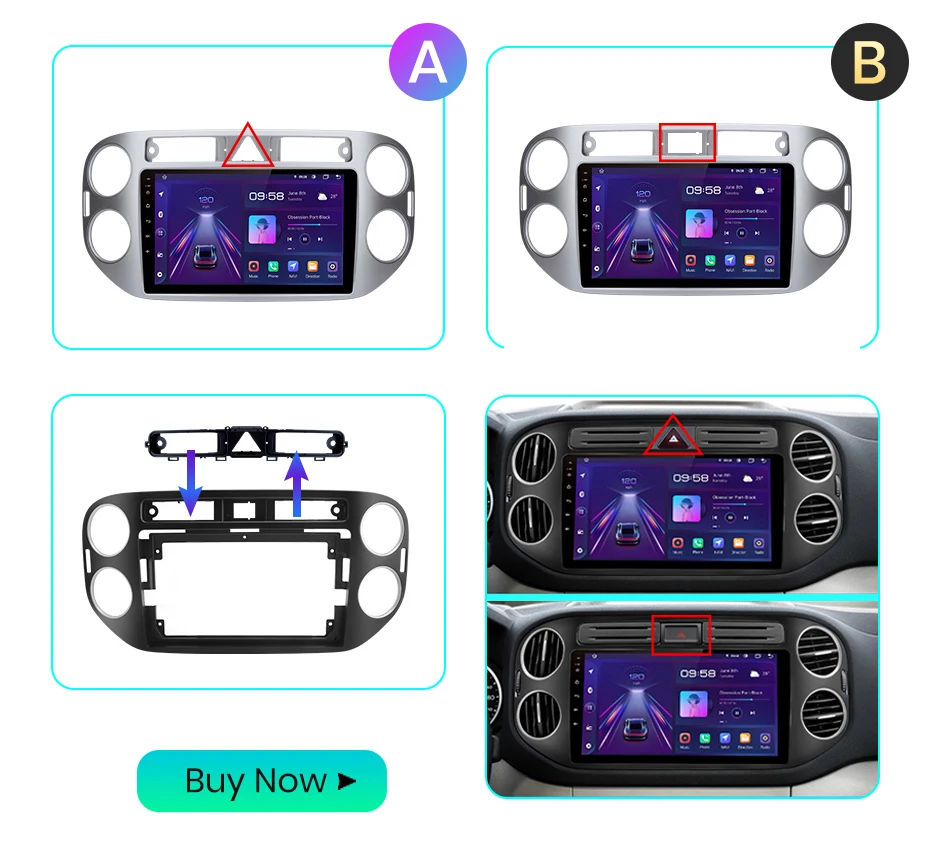 Junsun carplay android auto autoradio für vw volkvolkswagen tiguan 1 nf 2010-2015 intelligente systeme stereo multimedia autoradio 