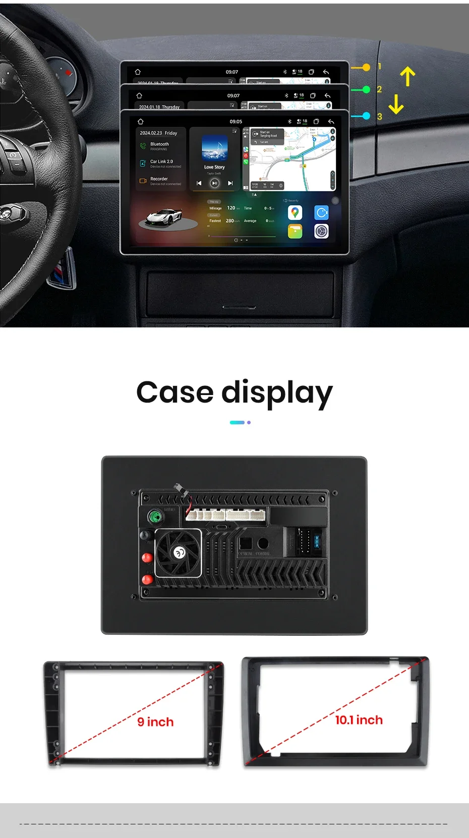 Junsun v3 plus 2k drahtloses Carplay Android Auto Auto intelligente Systeme für Mercedes Benz S-Klasse W220 1998-2005 Autoradio