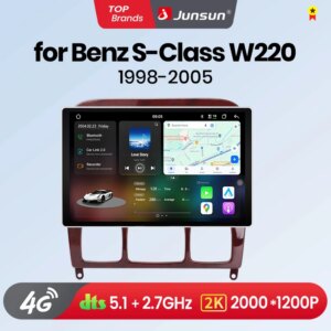 Android Autoradio für Mercedes Benz S-Klasse W220 1998-2005 Multimedia 8Core Carplay