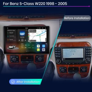 Alternative view of Android Autoradio für Mercedes Benz S-Klasse W220 1998-2005 Multimedia 8Core Carplay
