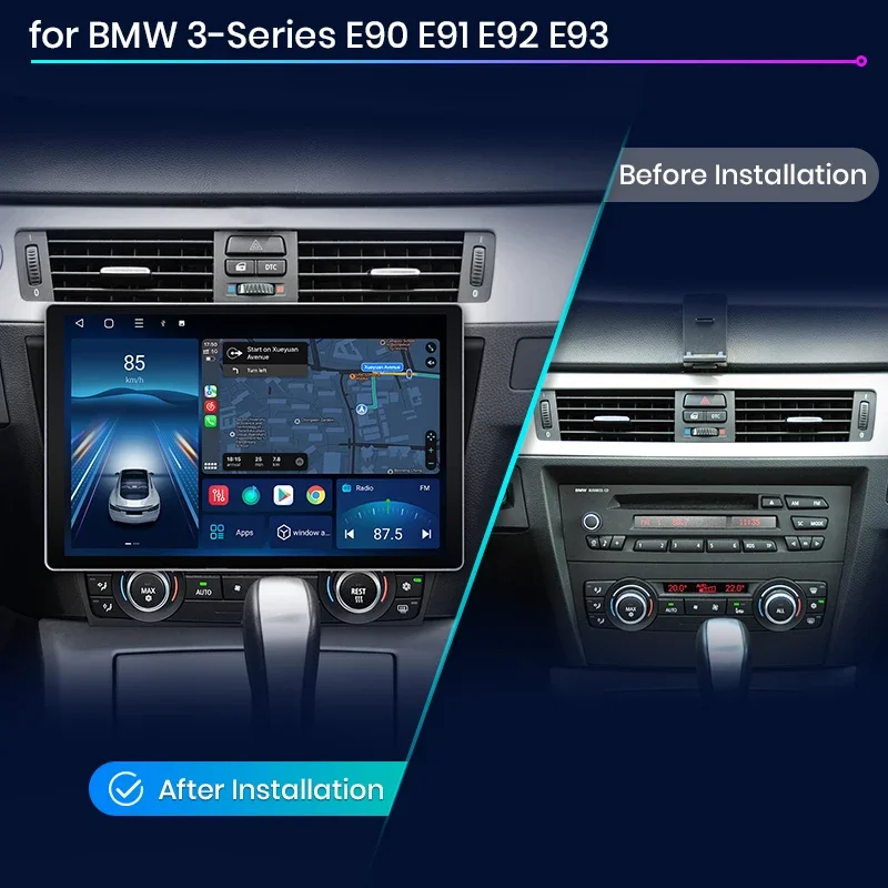 11.5 Zoll "2k Android Autoradio für BMW 3er E90 E91 E92 E93 Multimedia 8Core Carplay – Bild 2