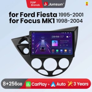 Android Autoradio für Ford Fiesta 2011-2016 Fokus mk1 2013-2018 GPS Multimedia 2 din 8Core CarPlay