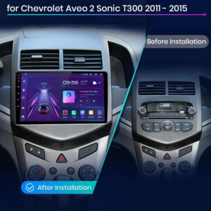 Alternative view of Android Autoradio für Chevrolet Aveo 2 Sonic t300 2010-2015 Multimedia Carplay Androidauto 8Core