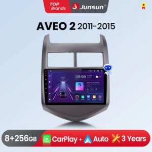 Android Autoradio für Chevrolet Aveo 2 Sonic t300 2010-2015 Multimedia Carplay Androidauto 8Core