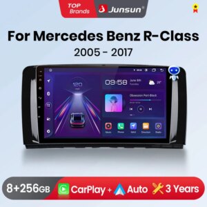 Android Autoradio für Mercedes Benz R Klasse 251 R300 R280 R320 2012-2015 GPS Multimedia 8Core CarPlay