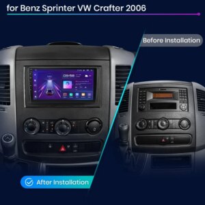 Alternative view of Android Auto Carplay Autoradio für Mercedes-Benz Sprinter VW Crafter GPS Multimedia 8Core