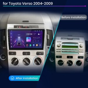 Alternative view of Android Autoradio für Toyota Corolla Verso 2008-2015 GPS Multimedia CarPlay