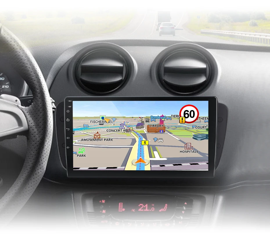 Junsun drahtloses Carplay Android Auto Autoradio für Sitz ibiza 6j 2009-2013 GPS intelligente Systeme Stereo Multimedia Autoradio