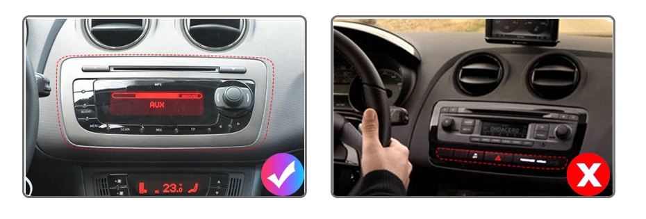 Junsun drahtloses Carplay Android Auto Autoradio für Sitz ibiza 6j 2009-2013 GPS intelligente Systeme Stereo Multimedia Autoradio