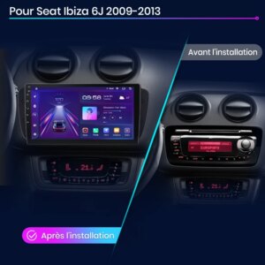Alternative view of Android Auto Autoradio für Seat Ibiza 6j 2009-2013 GPS intelligente Systeme Stereo Multimedia Autoradio