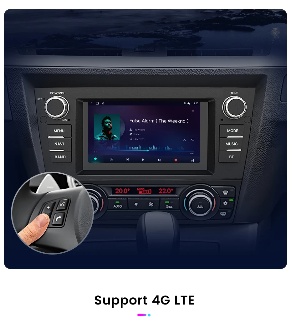 Junsun 7-Zoll-Autoradio für BMW E90 E91 E92 E93 2006 2007–2012 Wireless CarPlay Android Auto 2 DIN Intelligentes Multimedia 4G Junsun 7-Zoll-Autoradio für BMW E90 E91 E92 E93 2006 2007–2012 Wireless CarPlay Android Auto 2 DIN Intelligentes Multimedia 4G