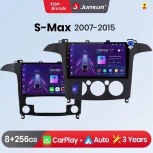 Wireless CarPlay Android Auto Radio Für Ford S-Max S max 2007-2015 Auto Intelligente Systeme RDS BT DSP 2 din