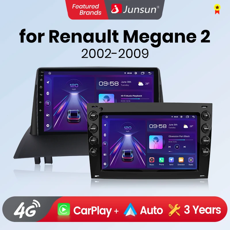 Android Auto Autoradio für Renault Megane 2 2008-2015 GPS Auto intelligente Systeme Smart Autoradio Wireless Carplay