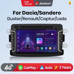 Android Autoradio für Renault Dacia Duster Sandero Captur Logan 2 Dokker Multimedia CarPlay AndroidAuto 8Core GPS