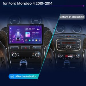 Alternative view of Android Autoradio für Ford Mondeo 4 mk4 2012-2015  Rds Bt Dsp 2 din 8Core Carplay AndroidAuto
