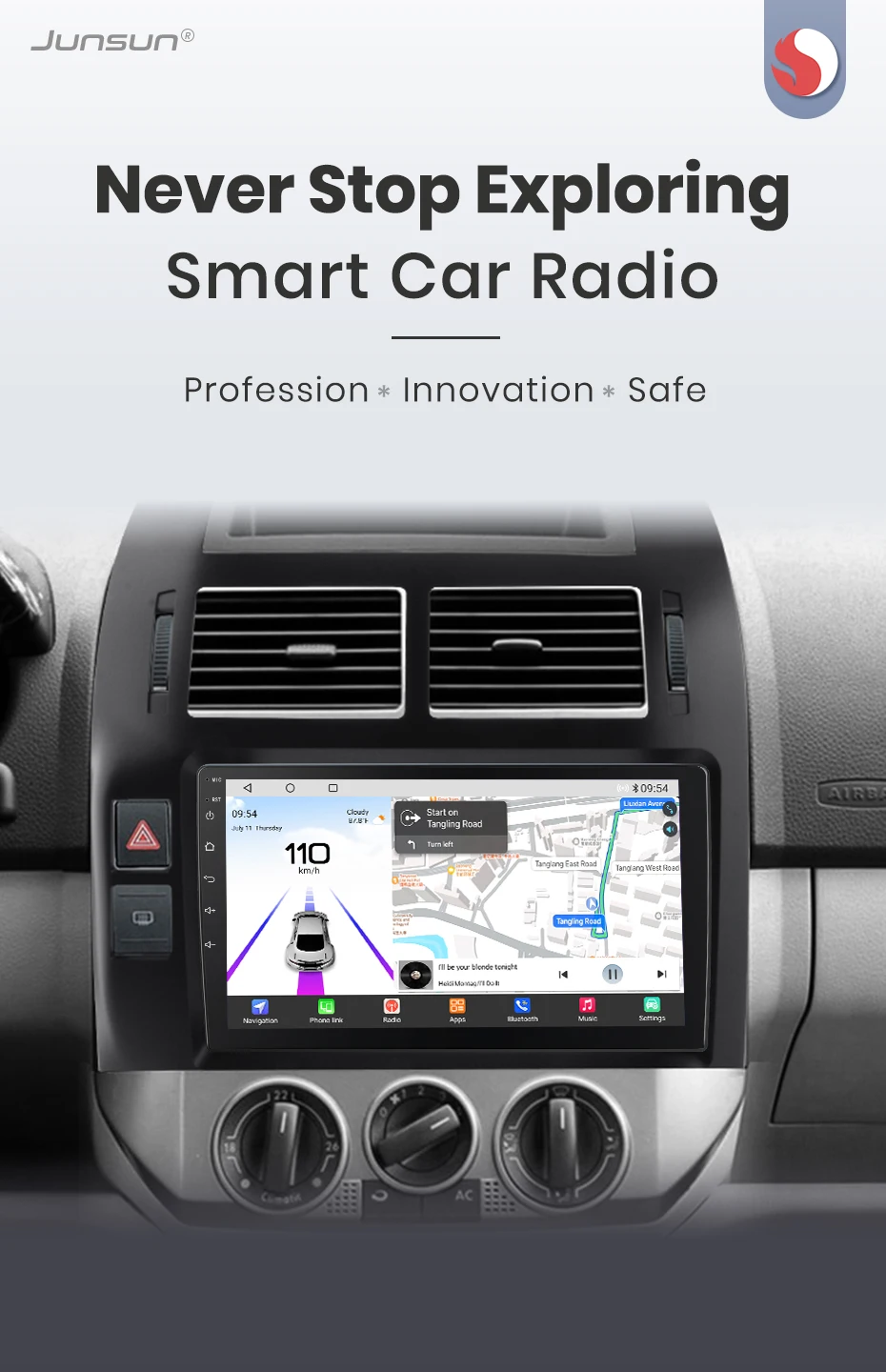 Junsun Qualcomm 8-Core 360 Kamera Drahtlose CarPlay Android Auto Auto Radio für Volkswagen Polo Mk4 IV 2001-2011 GPS