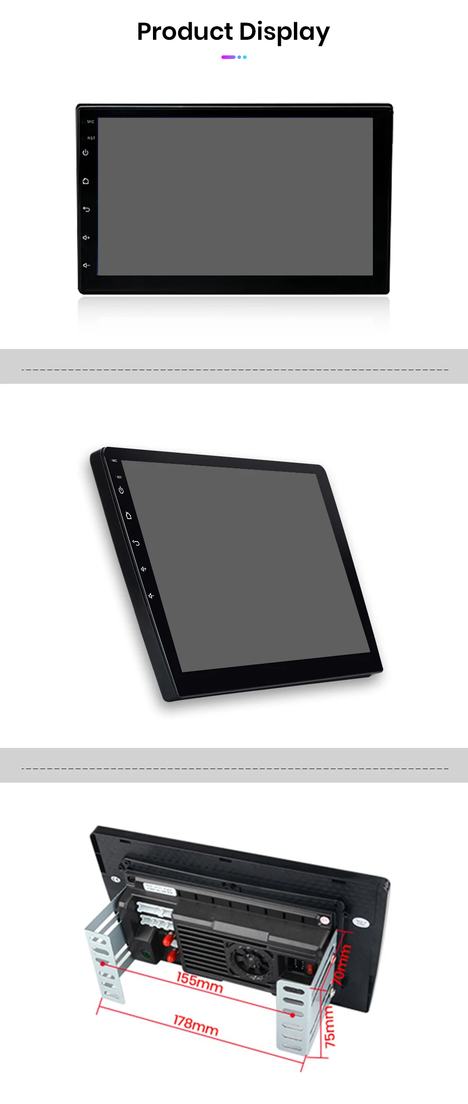 Junsun carplay android auto autoradio für vw volk roots fiat renault nissan hyundaigps intelligente systeme multimedia autoradio