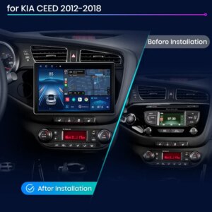 Alternative view of Android Autoradio für Kia Ceed Jd Cee'd 2014-2018 Multimedia CarPlay AndroidAuto GPS 8Core