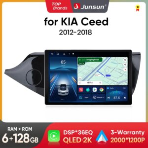 Android Autoradio für Kia Ceed Jd Cee'd 2014-2018 Multimedia CarPlay AndroidAuto GPS 8Core