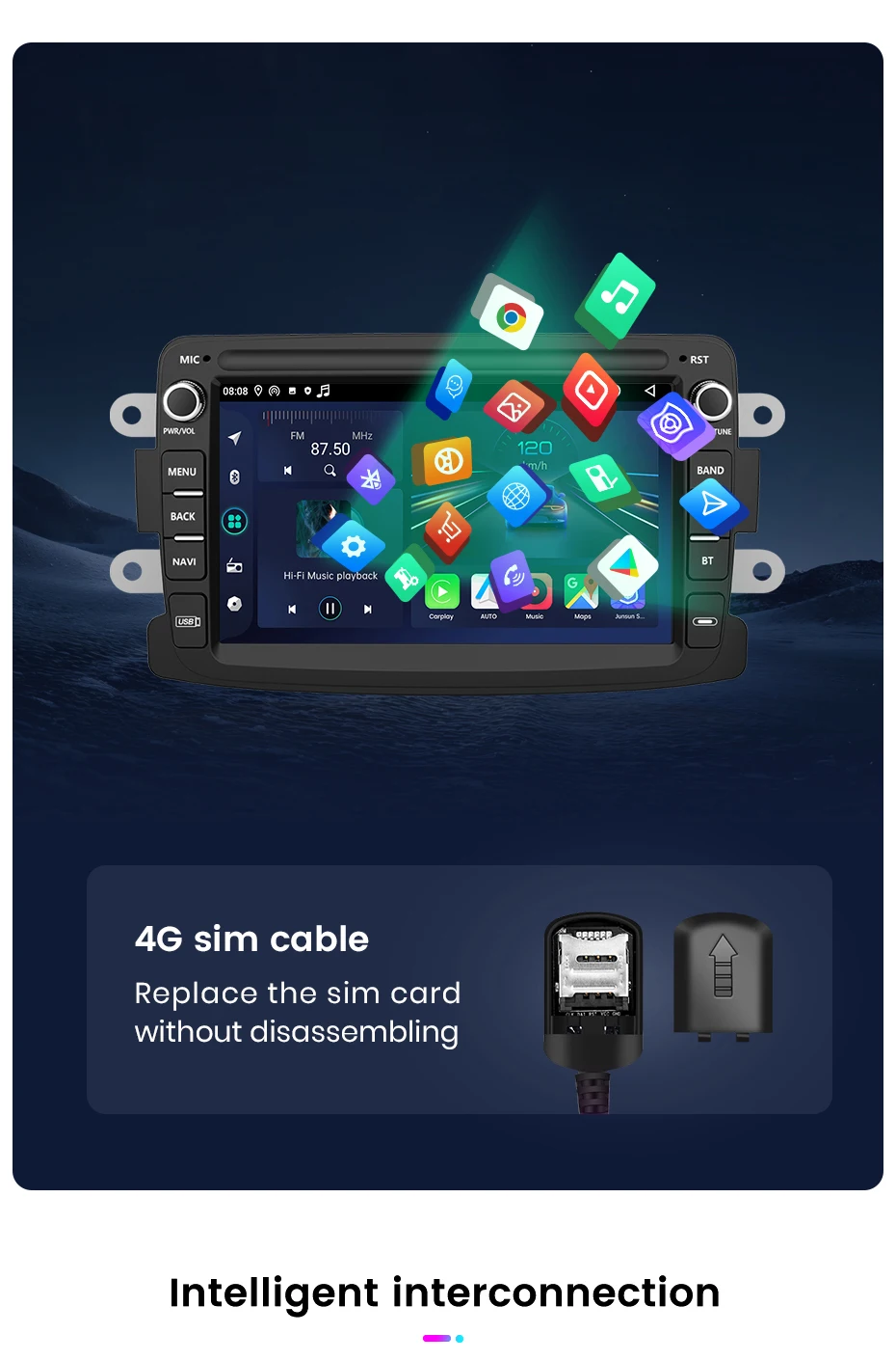 Junsun android auto radio für renault dacia duster sandero captus xray logan 2 symbol dokker auto multimedia gps 2din autoradio