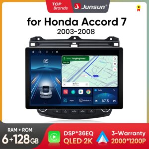 Android Autoradio für Honda Accord 7 2012-2015 2003 Auto GPS 2din CarPlay AndroidAuto 8Core