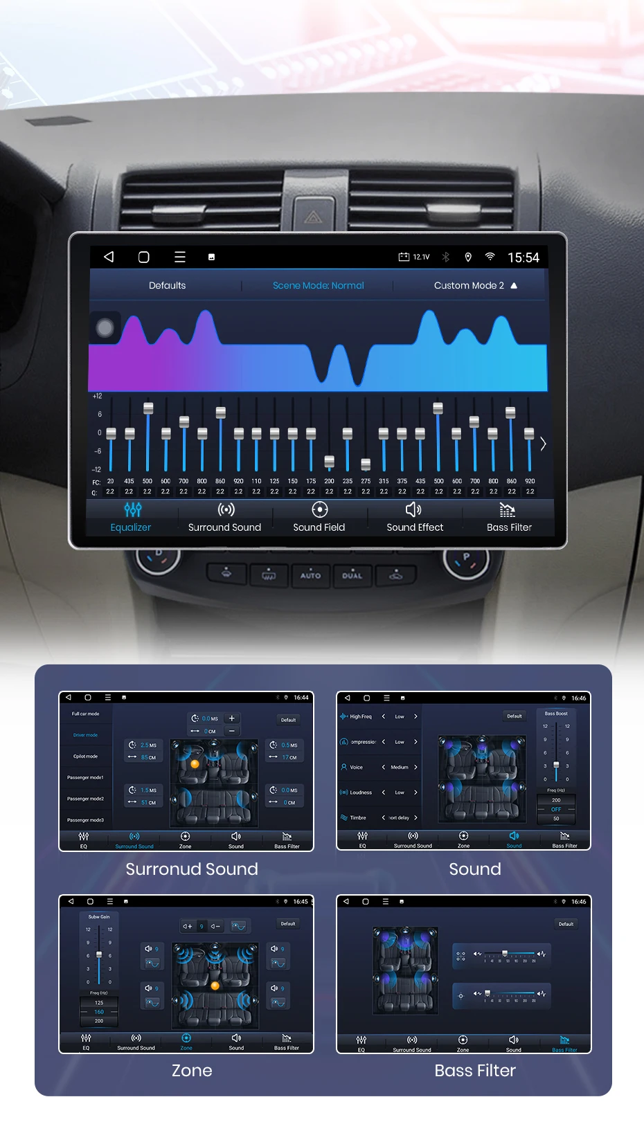 Junsun x7 max 2k hd bildschirm drahtloses carplay auto autoradio für honda accord 7 2012-2015 2003 auto multimedia gps 2din autoradio
