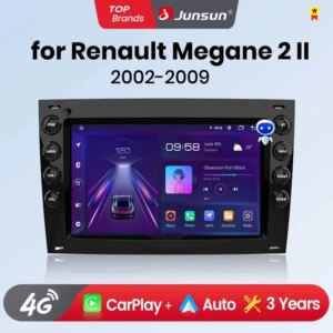 Android Autoradio für Renault Megane 2 2006-2018 GPS Multimedia CarPlay AndroidAuto 8Core