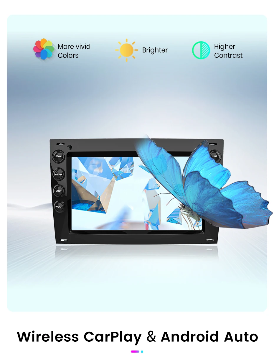 Junsun carplay android auto autoradio für renault megane 2 2005 2009 2006-2018 gps intelligente systeme multimedia autoradio