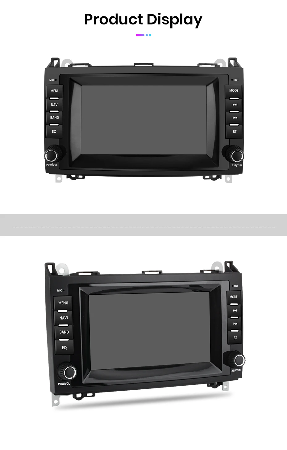 Junsun Wireless Carplay Android Auto Auto intelligente Systeme für Mercedes Benz B200 Klasse Sprinter W906 Viano Vito W639 GPS Auto