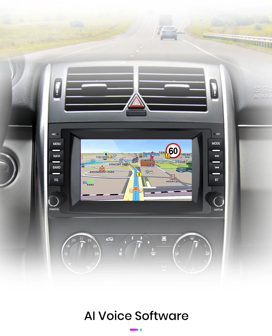 Junsun Wireless Carplay Android Auto Auto intelligente Systeme für Mercedes Benz B200 Klasse Sprinter W906 Viano Vito W639 GPS Auto